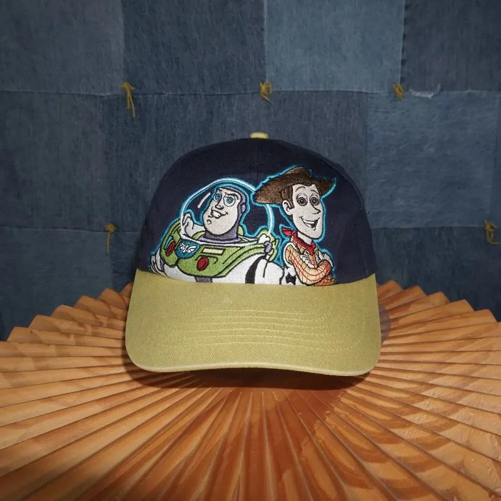 OSFA - Vintage Y2K Disney Hats toy story embroider buzz